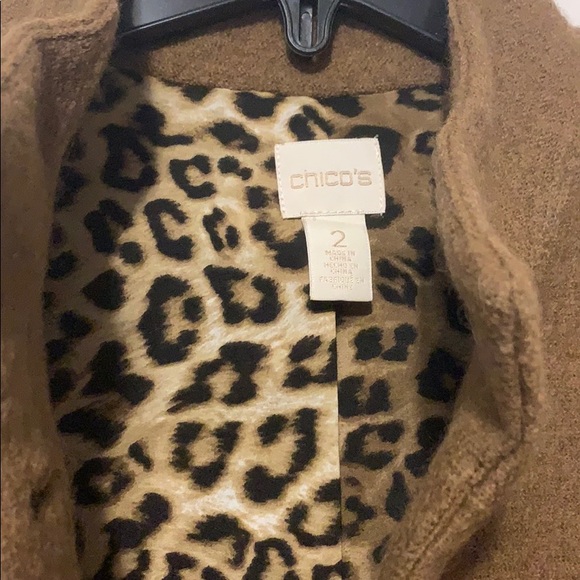 Chico’s split sleeve jacket size 2 - Picture 2 of 6